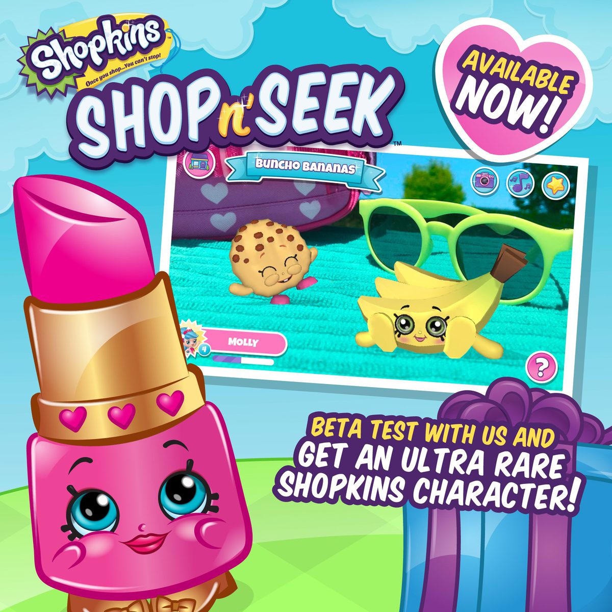 Shopkins Shop n' Seek Beta Test available